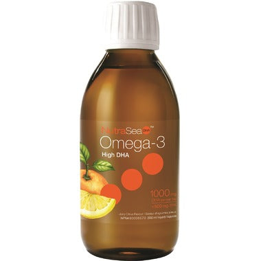 NutraSea DHA High DHA Omega-3 Liquid Juicy Citrus Flavour