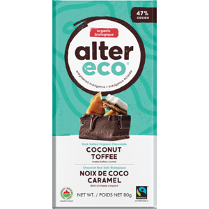 Alter Eco Dark Organic Chocolate Coconut Toffee