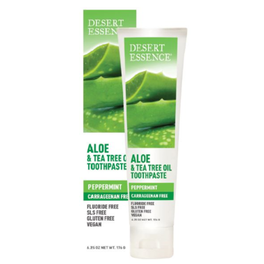 Desert Essence Aloe & Tea Tree Toothpaste Peppermint 176g