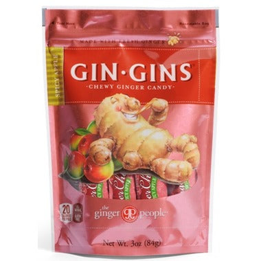 Gin Gins Spicy Apple Chewy Ginger Candy