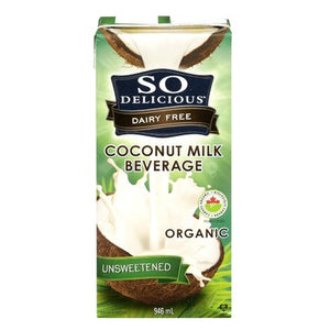 So Delicious Unsweetened Organic Coconut Milk