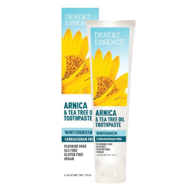 Desert Essence Arnica & Tea Tree Toothpaste Wintergreen 176g