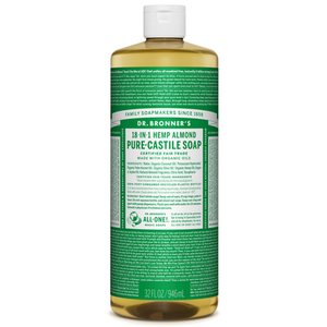 Dr. Bronner's Organic Pure Castile Liquid Soap Almond