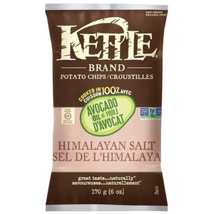 Kettle Avocado Oil Himalayan Salt Potato Chips  170g