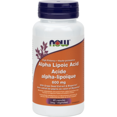 NOW Foods High Potency Alpha Lipoic Acid  600 mg
