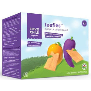 Love Child Organics Teefies Wafers Mango and Purple Carrot