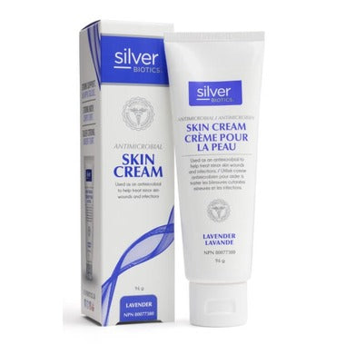 Silver Biotics Antimicrobial Skin Cream Lavender