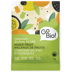 GoBio Organic Mixed Fruit Gummi Bears