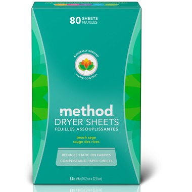 Method Dryer Sheets Beach Sage