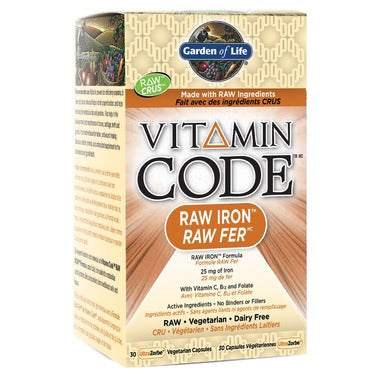 Garden of Life Vitamin Code RAW Iron