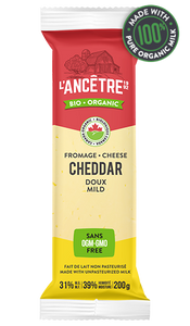 L'ancetre cheese, Organic cheddar, mild