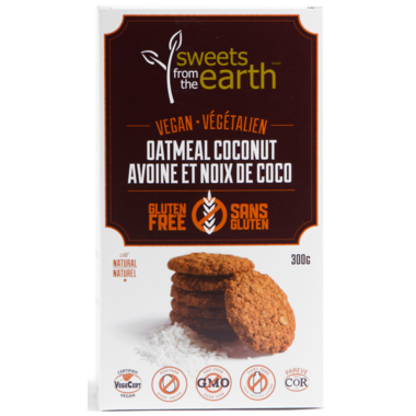 Sweets from the Earth Vegan Oatmeal Coconut Cookies