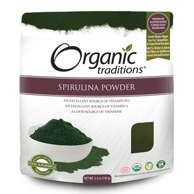 Organic Traditions Spirulina Powder  150g