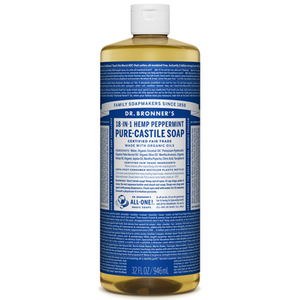 Dr. Bronner's Organic Pure Castile Liquid Soap Peppermint
