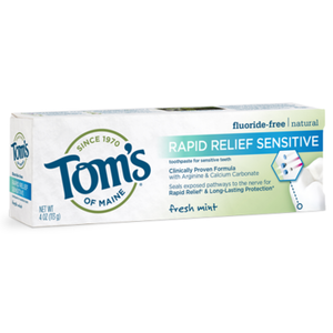 Tom's of Maine Rapid Relief Sensitive Toothpaste fresh mint 76 mL