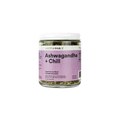 Lake & Oak Tea Co. Ashwagandha + Chill Superfood Tea Blend  40g