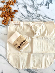 100% organic cotton nut milk bag