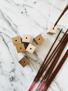 Minimalist Brass incense holder