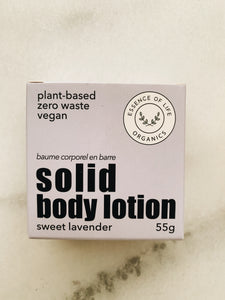 Solid Body Lotion Bar