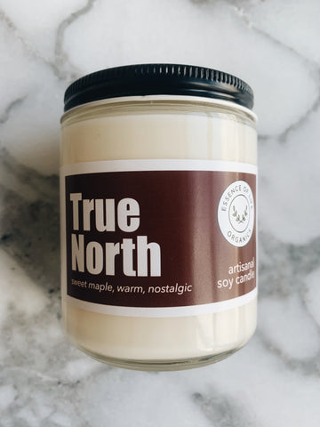 Handcrafted Vegan Soy Wax Candle, True North