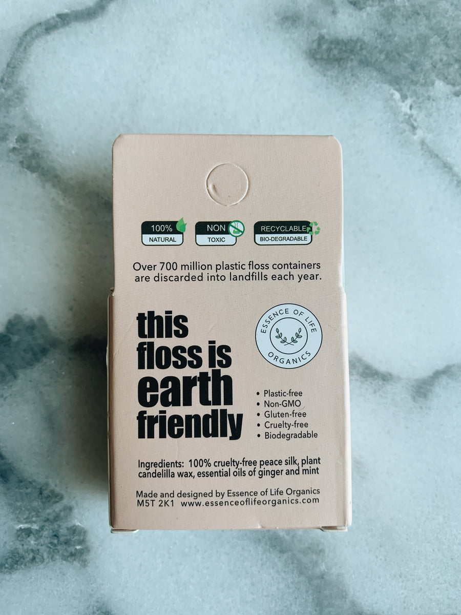 Biodegradable Zero Waste Silk Floss, ginger mint – Essence of Life Organics