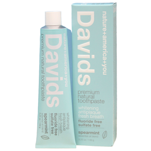 Davids Premium Natural Toothpaste, spearmint 149g