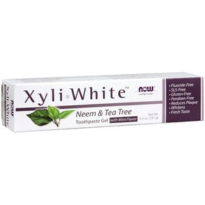 NOW Solutions Xyliwhite Neem & Tea Tree Toothpaste Gel