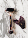 The Perfect Duo: Purple Amethyst Gua Sha Tool and Roller