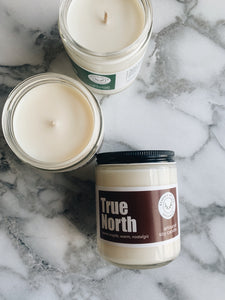 Handcrafted Vegan Soy Wax Candle, True North