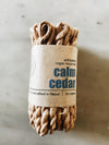 Handcrafted 100% Natural Artisanal Rope incense, Calm Cedar