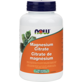 NOW Magnesium Citrate 120 Veggie Caps