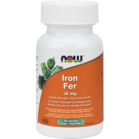 NOW Iron Bysglycinate 36mg 90 Veggie Caps