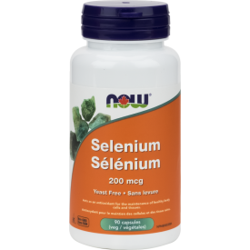 NOW Selenium 200mcg 90 Veggie Caps