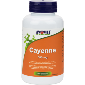 NOW Cayenne 500mg 100 Capsules