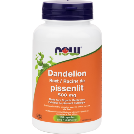 NOW Dandelion Root 500mg 100 Capsules