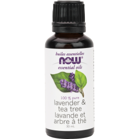 NOW Lavender & Tea Tree Oil Blend 30mL