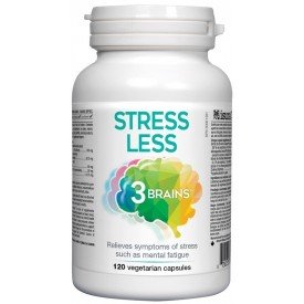 3 Brains Stress Less 120 vcaps