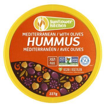 Sunflower Kitchen, Mediterranean Hummus with Olives (227g)
